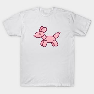 Cute Balloon Dog Pink T-Shirt